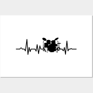 Drums Heartbeat Drummers percussionists Posters and Art